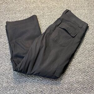 Men's Versatile Black Cargo Pants